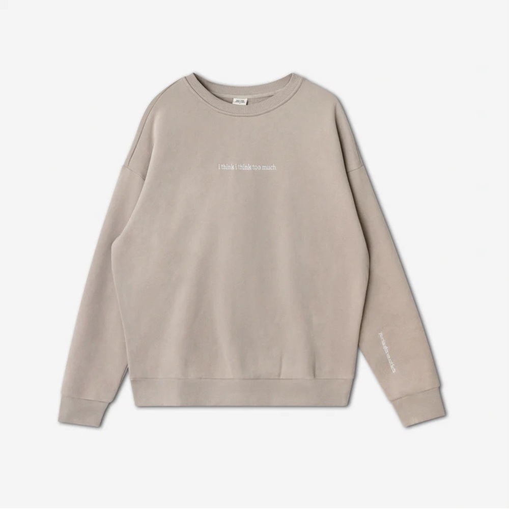 See the way I see - I think I think too much crewneck